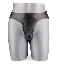 Load image into Gallery viewer, 15 cm langer Silikon-Strapon mit gebogener Spitze