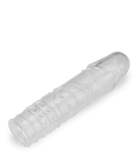 Load image into Gallery viewer, 16 cm langes Penissleeve mit Massageeffekt in L-Größe