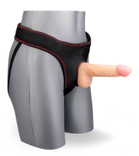 Load image into Gallery viewer, 18 cm langer realistischer Umschnalldildo
