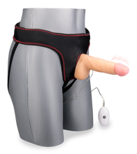 Load image into Gallery viewer, 18 cm langer Umschnalldildo mit 10 Modi