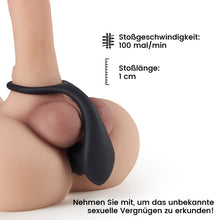Load image into Gallery viewer, 【Anfänger】SIEG 3*10 Stoßen Vibrieren Eichel Prostata Vibrator Silikon