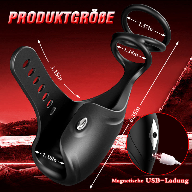 3-in-1 Glans Trainer Masturbation Cup mit Penisring