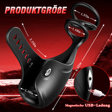 Load image into Gallery viewer, 3-in-1 Glans Trainer Masturbation Cup mit Penisring