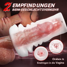Load image into Gallery viewer, 9 Stoßen Vibrieren Saugen Heizen Masturbator Cup