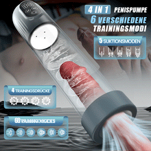 Load image into Gallery viewer, 4-in-1-Vakuum-Penispumpe mit mehreren Trainingsmodi