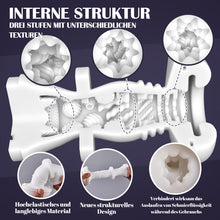 Load image into Gallery viewer, 7 einziehbares Ein-Knopf-Burst-Lautloses elektrisches Masturbationsgerät für