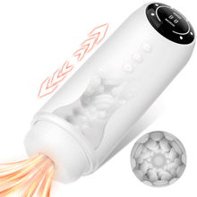 Load image into Gallery viewer, 4 Thrusting 4 Suction 10 Vibration Heating Function Masturbator Cup