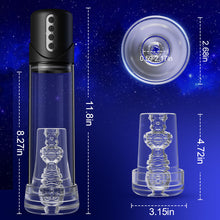 Load image into Gallery viewer, 2IN1 Penispumpe 6 Saugmodi Schwarze Matte Textur YINGJUE