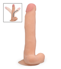 Load image into Gallery viewer, 21 cm langer Saugnapf-Dildo mit biegbarem Schaft
