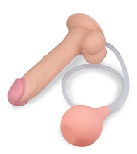 Load image into Gallery viewer, 23 cm langer Spritzdildo mit Saugnapf