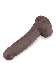 Load image into Gallery viewer, 24 cm Dildo Real Skin mit biegbarem Schaft