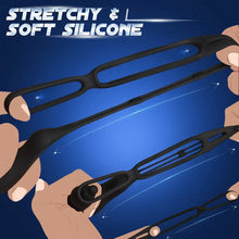 Load image into Gallery viewer, 3 in 1 Analkugeln Prostatamassager Dual Penisringe Analvibrator Spielzeug