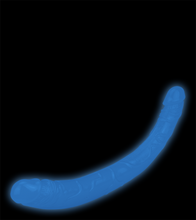 Load image into Gallery viewer, 37 cm langer phosphoreszierender Doppeldildo Lumino