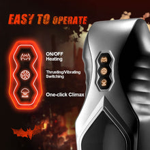 Load image into Gallery viewer, 7 Thursting &amp; Vibrating mit riesigem sichtbarem Fenster Oral Male Masturbator