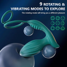 Load image into Gallery viewer, 360° Rotierendes Analvibrator-Prostata-Massagegerät mit APP Fernbedienung,Anal Plug Vibratoren 9 Vibrations &amp; 9 Rotationsmodi,Silikon Penisringe Analvibratoren Sexspielzeug für Männer Paare.
