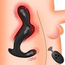 Load image into Gallery viewer, 3 Motoren Analvibratoren für Mann Prostata Stimulation Anal Plug Sexspielzeug Vibrator Dildo Vibratoren Silikon Sex Toy IPX7 Wasserdicht USB Ladekabel Sex Spielzeug für die Männer Frau