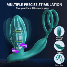 Load image into Gallery viewer, 360° Rotierendes Analvibrator-Prostata-Massagegerät mit APP Fernbedienung,Anal Plug Vibratoren 9 Vibrations &amp; 9 Rotationsmodi,Silikon Penisringe Analvibratoren Sexspielzeug für Männer Paare.