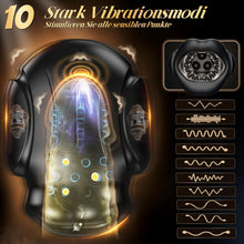 Load image into Gallery viewer, 4-in-1 Mouth-shaped Masturbating for Men, Soft Masturbator Oral Sex Glans Stimulator, Electric Sex Toy for Men, Solo Quiet Pocket Pussy Vibrator with 10 Vibrations &amp; App