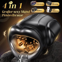 Load image into Gallery viewer, 4-in-1 Mouth-shaped Masturbating for Men, Soft Masturbator Oral Sex Glans Stimulator, Electric Sex Toy for Men, Solo Quiet Pocket Pussy Vibrator with 10 Vibrations &amp; App