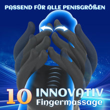 Load image into Gallery viewer, 10 Vibrations-Knetmodi Sex Spielzeug für die Männer, Penis Trainer Masturbator Vibratorensets für Männer Eichelvibrator Taschenmuschi