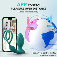 Load image into Gallery viewer, 360° Rotierendes Analvibrator-Prostata-Massagegerät mit APP Fernbedienung,Anal Plug Vibratoren 9 Vibrations &amp; 9 Rotationsmodi,Silikon Penisringe Analvibratoren Sexspielzeug für Männer Paare.