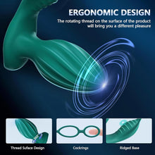 Load image into Gallery viewer, 360° Rotierendes Analvibrator-Prostata-Massagegerät mit APP Fernbedienung,Anal Plug Vibratoren 9 Vibrations &amp; 9 Rotationsmodi,Silikon Penisringe Analvibratoren Sexspielzeug für Männer Paare.