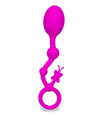 Analkugeln aus Silikon Butterfly