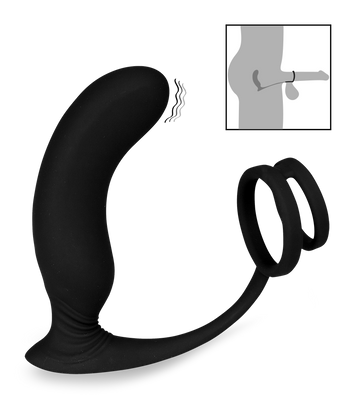 Vibrierender Prostatastimulator mit Cockring Lanco