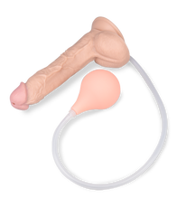Load image into Gallery viewer, XL-Saugnapfdildo mit Spritzfunktion