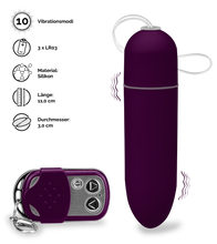 Load image into Gallery viewer, XXL-Vibroei mit Fernbedienung