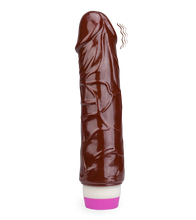 Load image into Gallery viewer, Zweifarbiger biegsamer Dildo-Vibrator