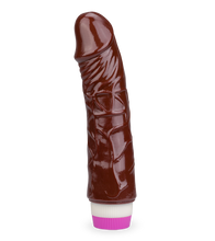 Load image into Gallery viewer, Zweifarbiger biegsamer Dildo-Vibrator