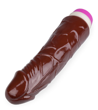 Load image into Gallery viewer, Zweifarbiger biegsamer Dildo-Vibrator